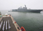 60e anniversaire de la marine chinoise : arrivée de 21 navires militaires étrangers à Qingdao