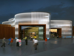 Le plan d'effet du pavillon de Chili