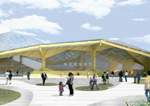 Le plan d'effet du pavillon novégien