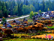 Surnommé village n° 1 du nord-ouest de la Chine, le village de Baihaba se caractérise par des bâtiments en bois.