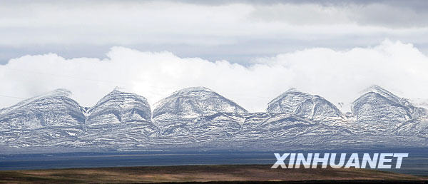 La chaîne de montagnes chenues de Kunlun, photo prise le 30 juillet.