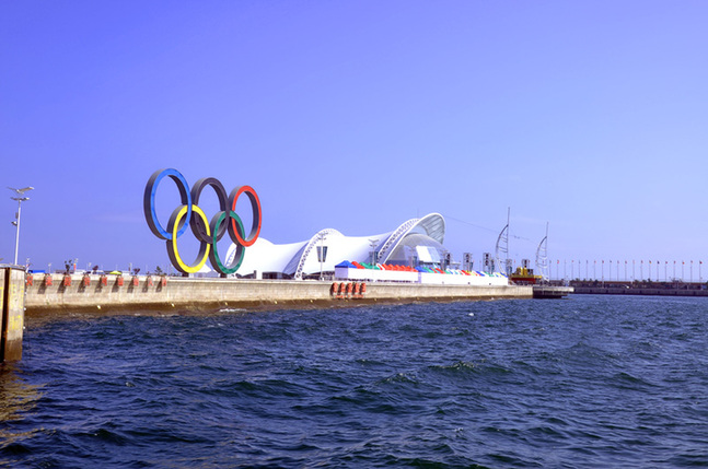 Le Grand Théâtre du Centre olympique de voile de Qingdao.