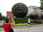 Accueillir le Forum d'été de Davos : la sculpture « de Davos à Dalian » fait partie du paysage de la ville