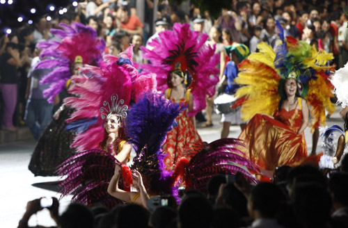 Le 12 septembre, quelques danseuses brésiliennes.