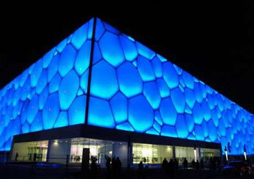 Le Centre national de natation (le Cube d'eau)