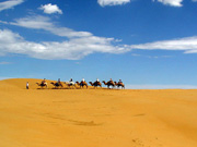 Mongolie Intérieure : les dunes de sables Xiangshawan