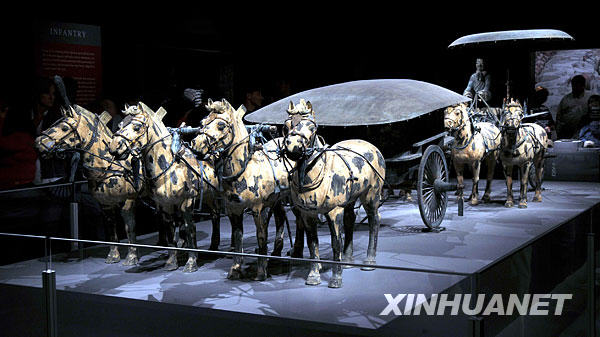 Clôture de l'exposition de l'armée en terre cuite de l'empereur Qinshihuang à Huston1
