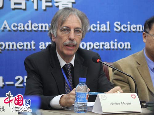 Walter Meyer, conseiller de l'ambassade de Suisse en Chine.