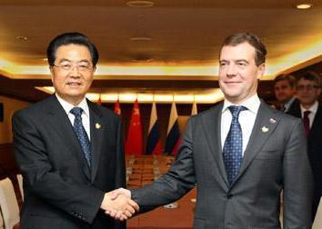 Discussions entre les présidents chinois et russe