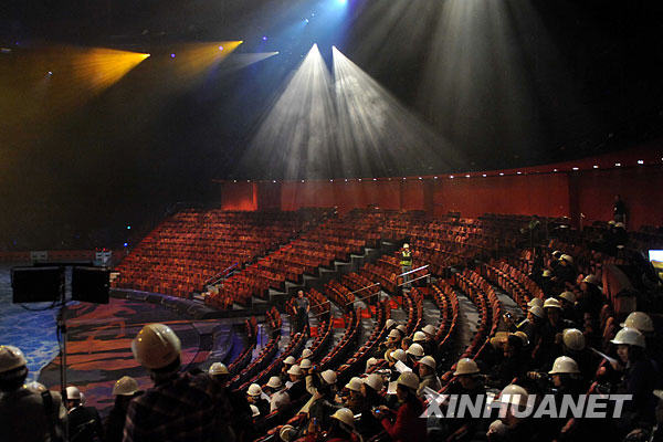 Le théâtre des rêves de l&apos;hôtel City of Dreams, photo prise le 18 novembre