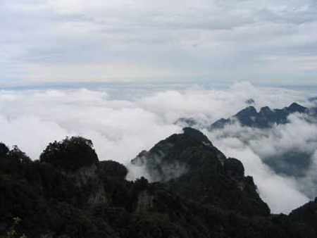 Le mont Wudang, dans la province du Hubei 