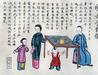 Sélection d'objets exposés du Musée chinois des Femmes et des Enfants