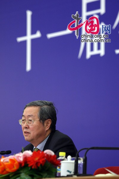Zhou Xiaochuan, gouverneur de la banque centrale chinoise