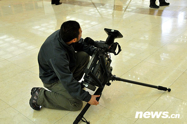 Les équipements photographiques des journalistes de deux sessions