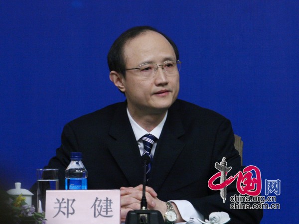 Zheng Jian, directeur de la planification du ministère des Chemins de fer. 