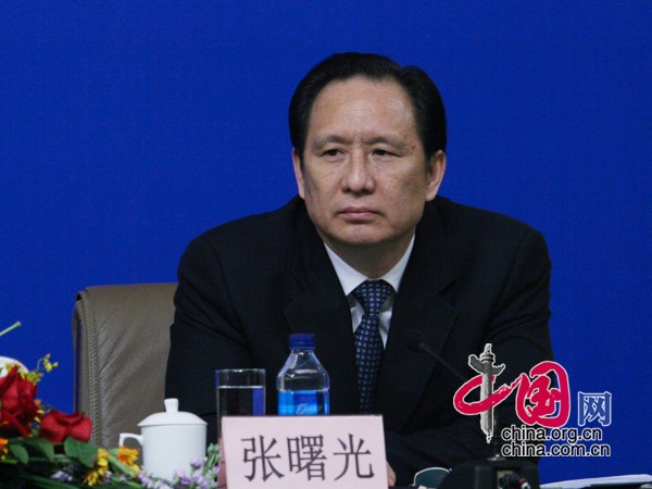 Zhang Shuguang, directeur du bureau de Transport et ingénieur général adjoint du ministère des Chemins de fer.