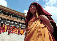  « Petite Suisse de l'Orient », bourg Langmusi de Tibet