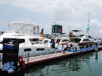 Exposition de yachts à Sanya