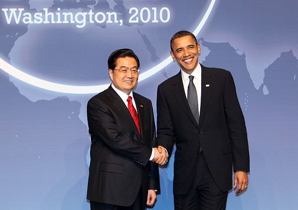 Entretien entre Hu Jintao et Obama à Washington