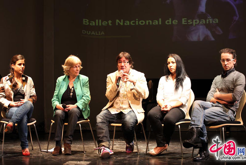 Conférende de presse du pavillon de l'Espagne