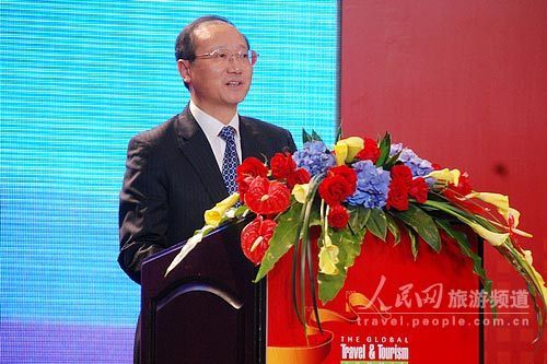 图为国家旅游局局长邵琪伟　人民网记者 连品洁 摄