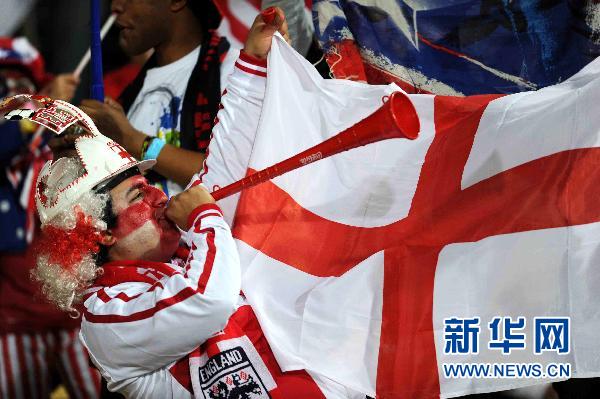 Les supporteurs du Royaume-Uni, le jour du match entre leur équipe et celle des États-Unis.