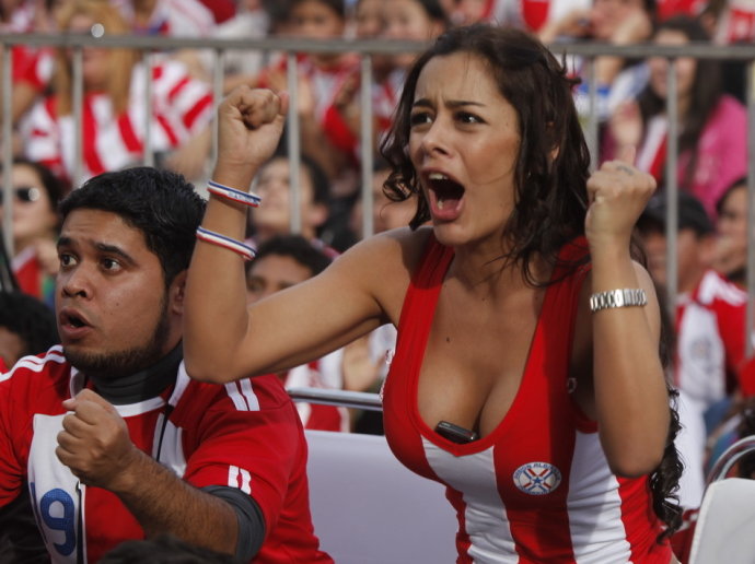 1. Les belles supportrices de la Coupe du monde