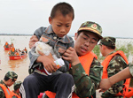 Évacuation des habitants de Fuzhou touché par les inondations