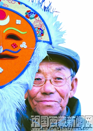 Tseten Dorje, successeur du courant Jomolung de l'opéra tibétain