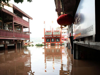 Un bourg antique inondé à Chongqing