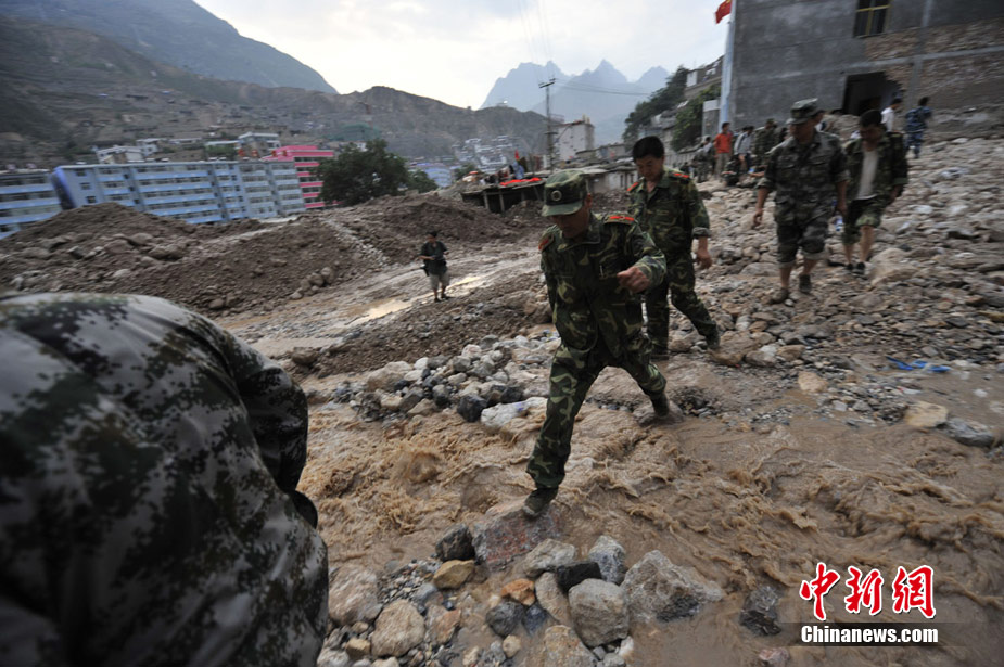 Focus : Zhouqu après les coulées de boue 