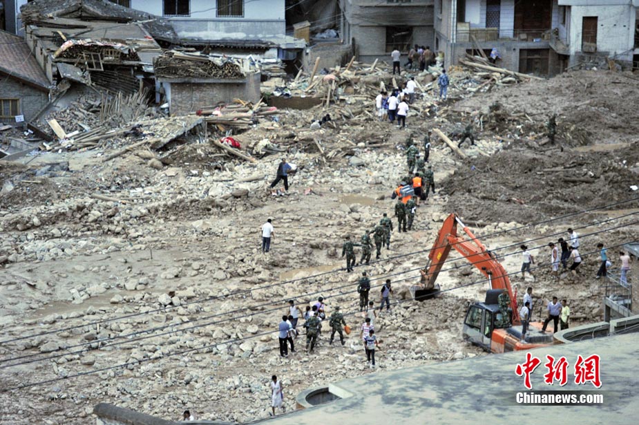 Focus : Zhouqu après les coulées de boue 