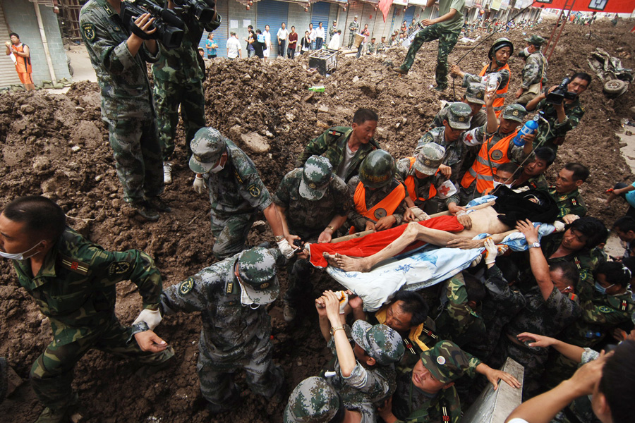 Chine : un survivant sauvé 50 heures après la coulée de boue dévastatrice à Zhouqu