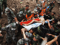 Chine : un survivant sauvé 50 heures après la coulée de boue dévastatrice à Zhouqu