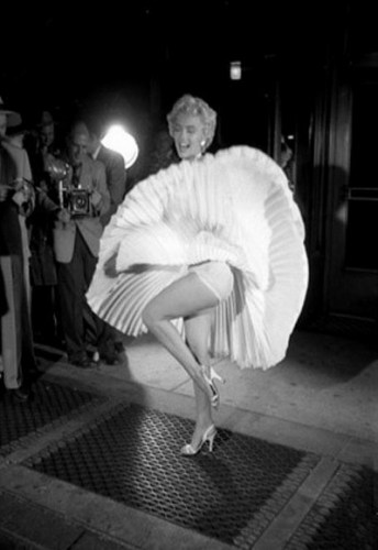Coulisses de la photo emblématique de Marilyn Monroe