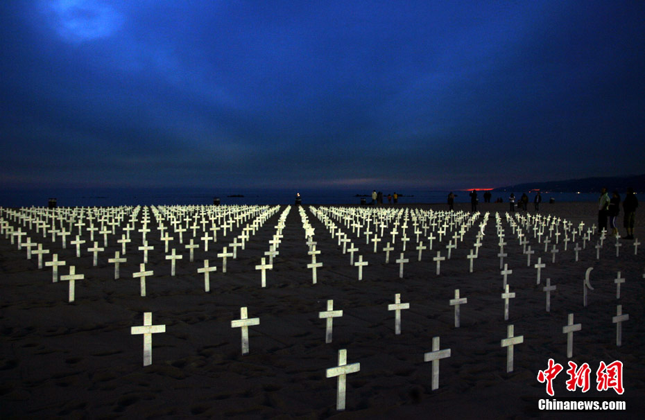 Le 25 novembre 2007, un cimetière de soldats aux États-Unis. 