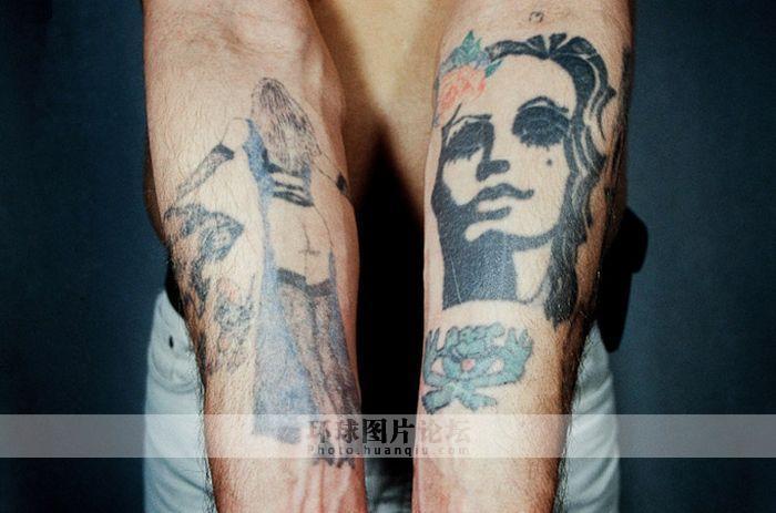 Divers tatouages des prisonniers