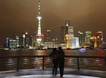 Les illuminations de Shanghai pour la Fête nationale