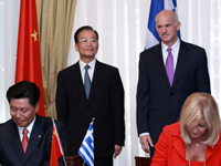 Signature de 13 accords entre la Chine et la Grèce