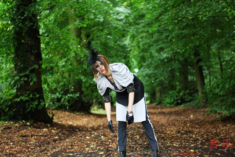 Photos de la chanteuse chinoise Shang Wenjie en Belgique