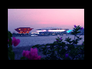 Le pavillon Chine et le Centre culturel de l'Expo