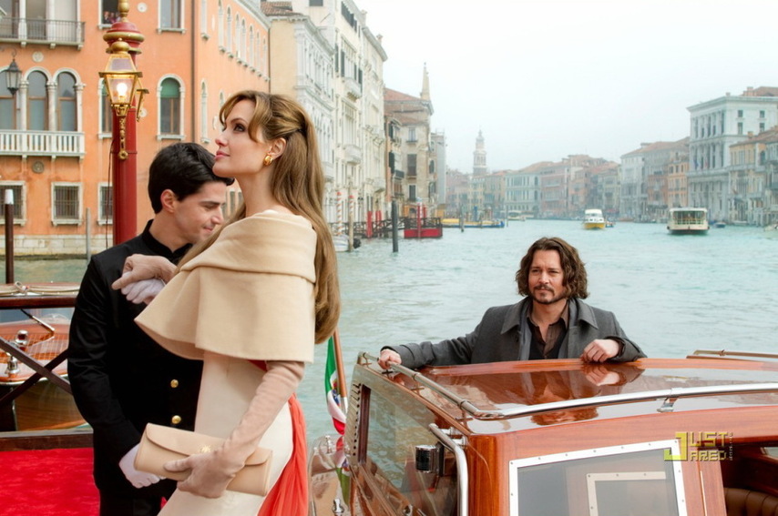 Publication des images du film The Tourist avec Angelina Jolie et Johnny Depp