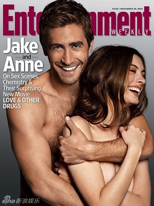 Anne Hathaway et Jake Gyllenhaal posent nus pour le magazine Entertainment Weekly