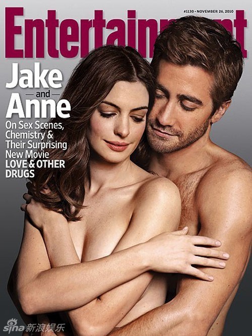Anne Hathaway et Jake Gyllenhaal posent nus pour le magazine Entertainment Weekly