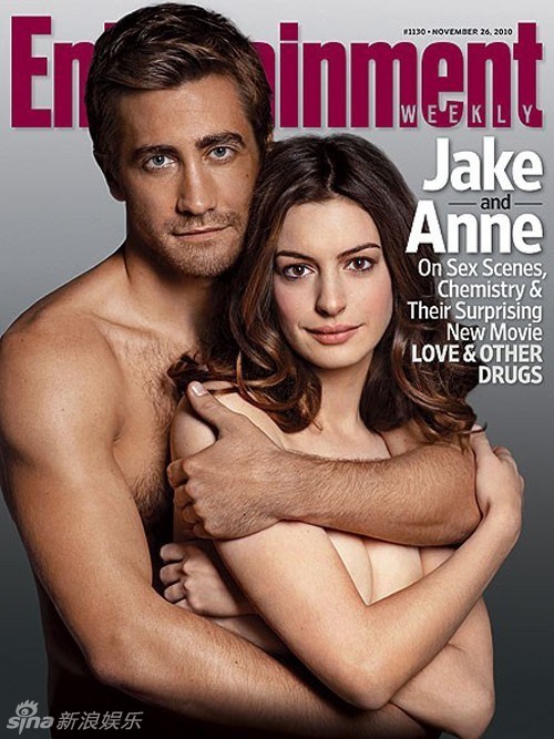 Anne Hathaway et Jake Gyllenhaal posent nus pour le magazine Entertainment Weekly