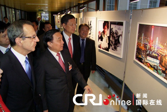 Ouverture de l'exposition photographique de « Perception de la Chine » à Genève 