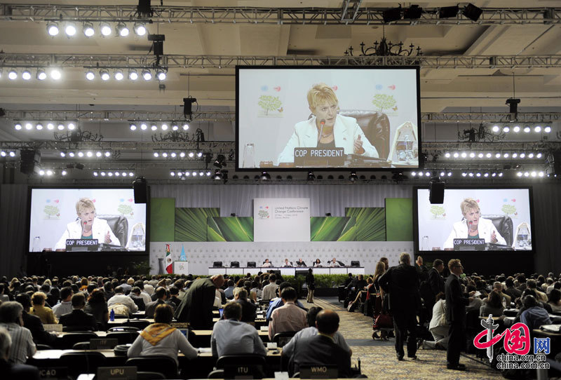 La conférence des Nations Unies sur le changement climatique s'est ouverte le 29 novembre (heure locale) à Cancún, au Mexique. 8