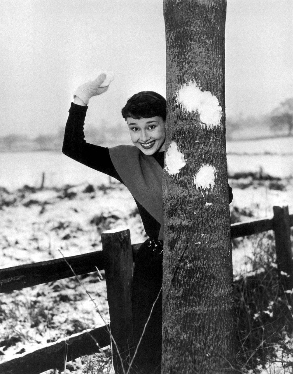 Photos rares d&apos;Audrey Hepburn espiègle 7