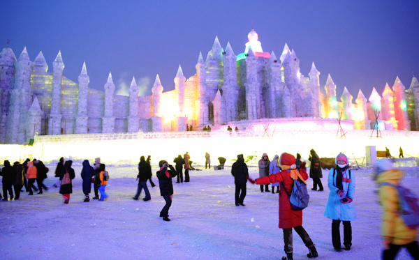 Ouverture du festival de glace de Harbin (1) Ouverture du festival de glace de Harbin (1)