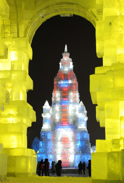 Ouverture du festival de glace de Harbin (3)